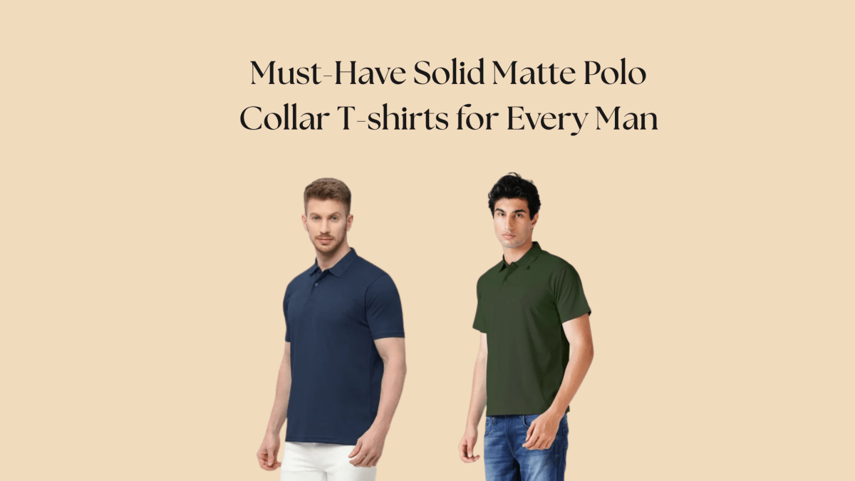 Must-Have Solid Matte Polo Collar T-shirts for Every Man