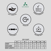 Round Neck Men T Shirt Size Chart