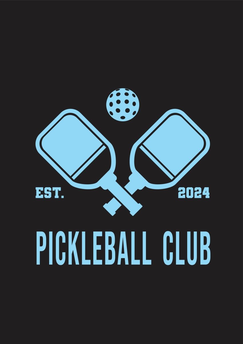 Pickleball black t shirt quote pickleball club