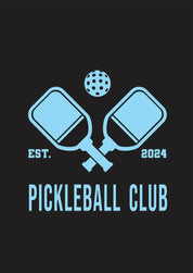 Pickleball black t shirt quote pickleball club