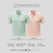Feather Touch Polos with Pocket