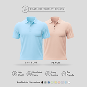 Feather Touch Polos with Pocket