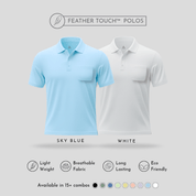 Feather Touch Polos with Pocket