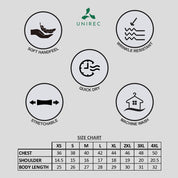 Eco-friendly men’s t-shirt size chart