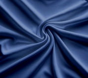 Lightweight blue t-shirt fabric detail