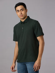 Solid Feather Touch Polo T-shirt