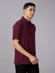Solid Feather Touch Polo T-shirt