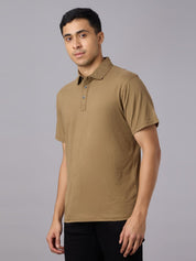 Solid Feather Touch Polo T-shirt