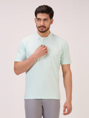 Crèst Polos Premium Golf T-Shirt for Men in Sea Green