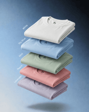 Men’s Feather Touch Round Neck T-Shirt Combo Pack of 5 – White, Sky Blue, Mint, Peach & Lavender