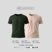 Feather Touch Round Neck T-Shirt