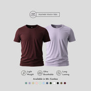 Feather Touch Round Neck T-Shirt