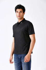 Black Polo T-shirt for Men