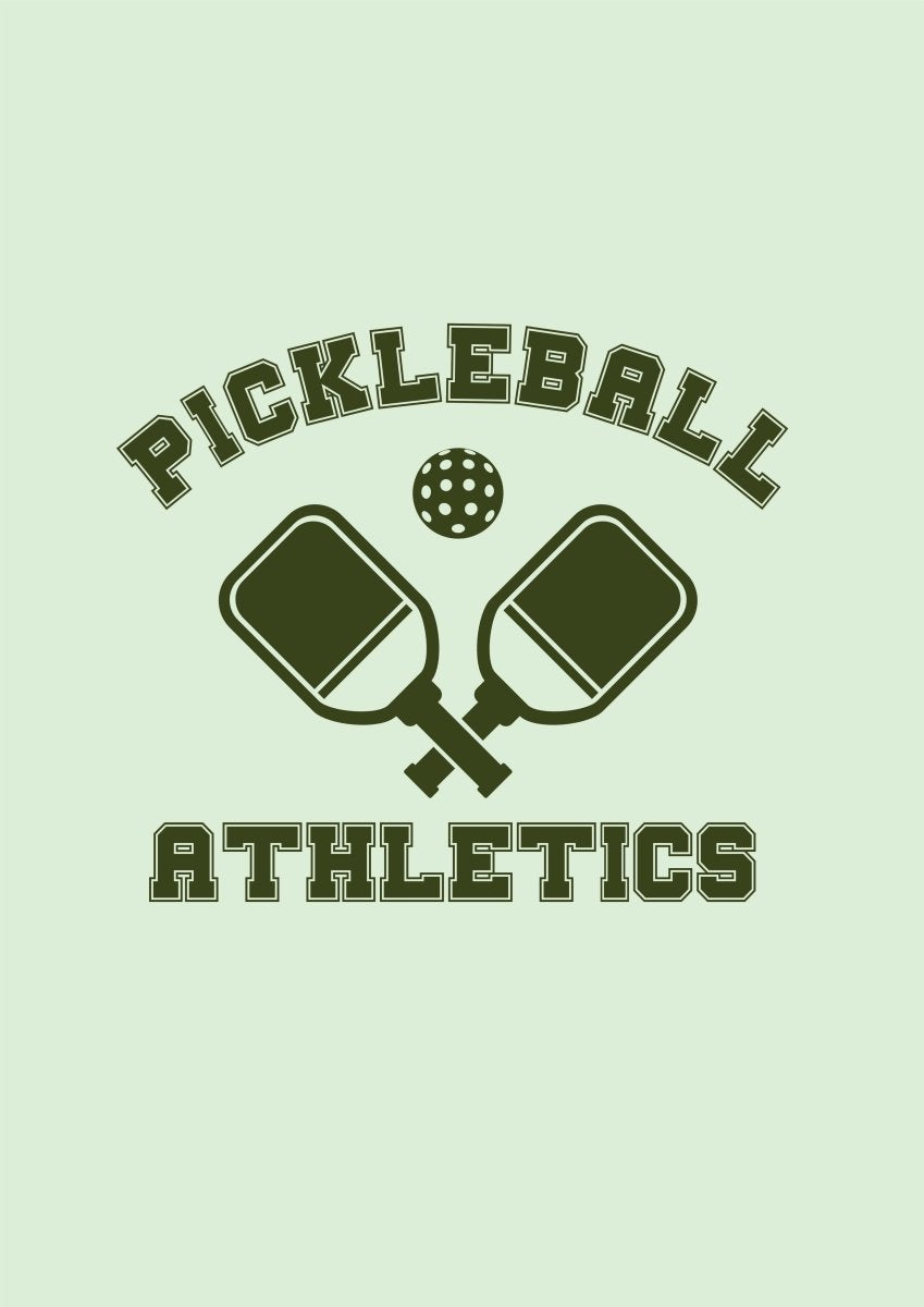 Mint Green Dry Fit T-Shirt with Pickleball Athletics Quote