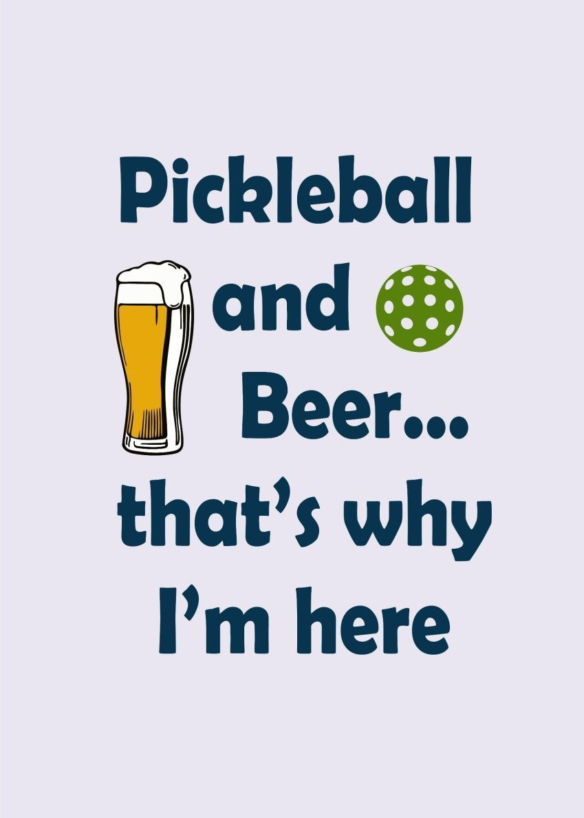Pickle Ball Purple T-shirt