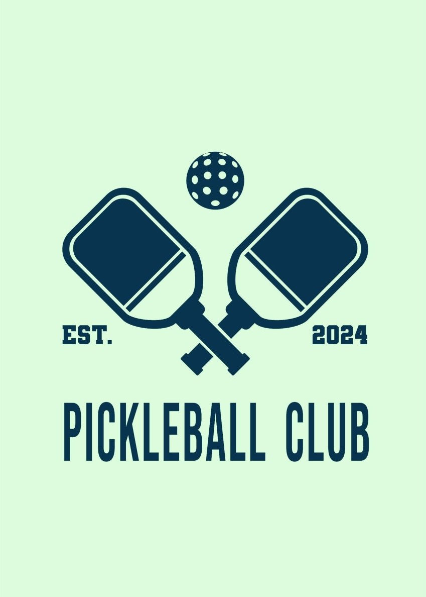Pickle Ball Club Mint T-shirt