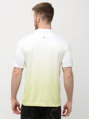 Lime Ombre Polo T-shirt