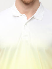Lime Ombre Polo T-shirt