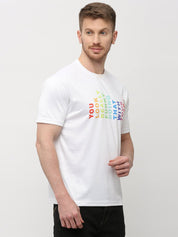 Really Funny Print White T-shirt