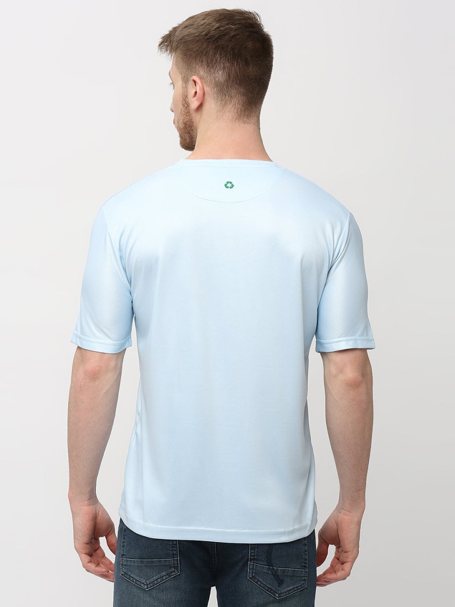 Round Sky Blue T-Shirt