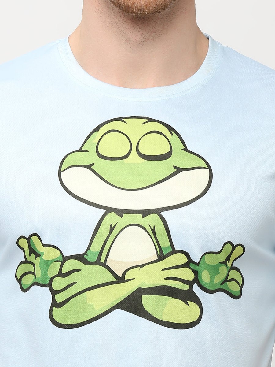 Round Sky Blue T-Shirt