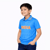 Team India Blue Boys Jersey T-Shirt