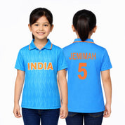 Team India Blue Jemimah Rodrigues Girls Jersey T-Shirt