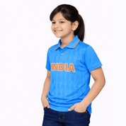 Team India Blue Jemimah Rodrigues Girls Jersey T-Shirt