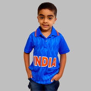 Team India Blue Kids Jersey T-shirt