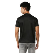 Men's Round Black T-Shirt