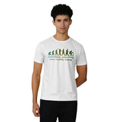 Round Neck White T-Shirt