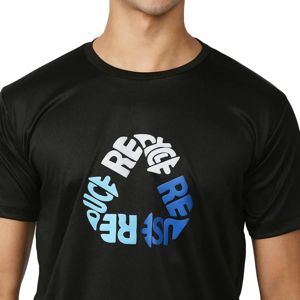 Feather Touch Black T-Shirt