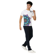 Mandala & Madhubani Side Print T-Shirt