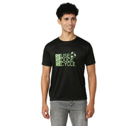 Feather Touch Black T-Shirt