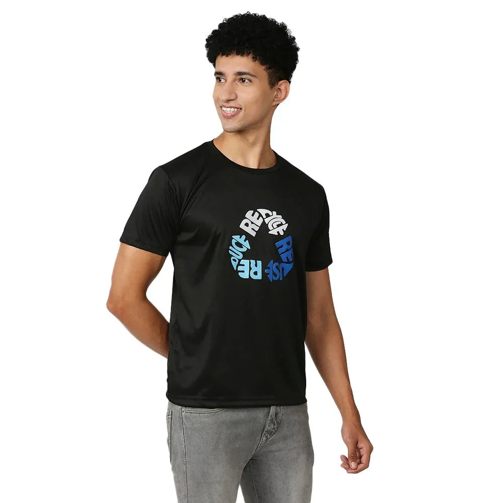 Feather Touch Black T-Shirt