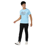 Men's Feather Touch Blue T-Shirt