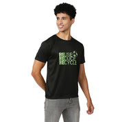 Feather Touch Black T-Shirt