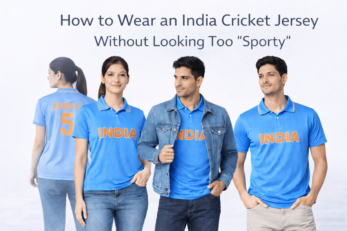 How to Wear an India Cricket Jersey Without Looking Too “Sporty”