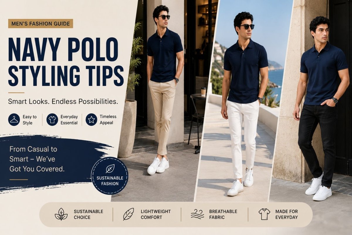 Navy Blue Polo styling tips