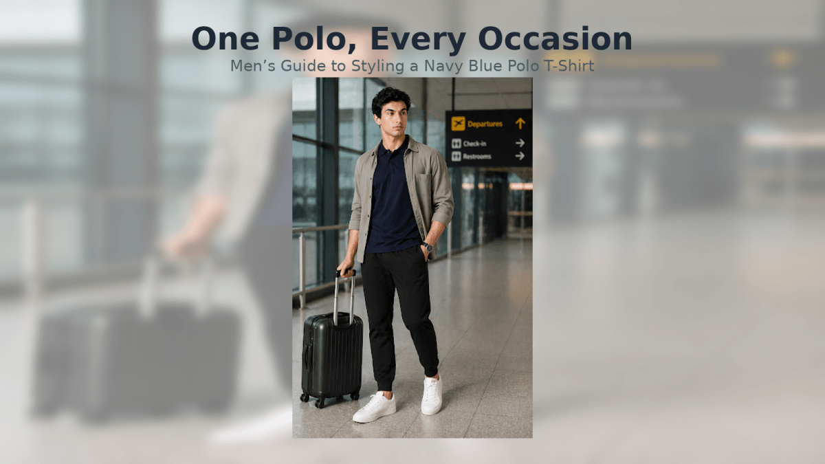One Polo, Every Occasion: Men’s Guide to Styling a Navy Blue Polo T-Shirt