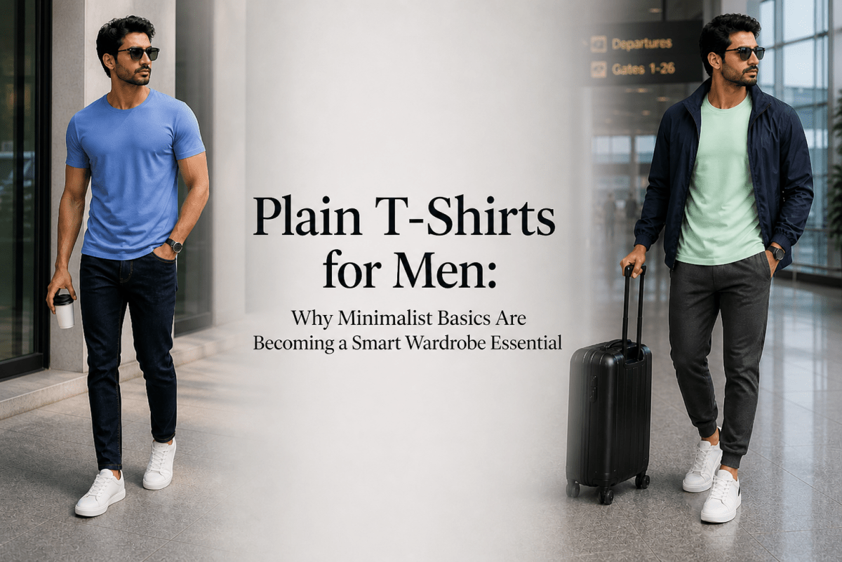 Plain T-Shirts for Men: Why Minimalist Basics Are Becoming a Smart Wardrobe Essential