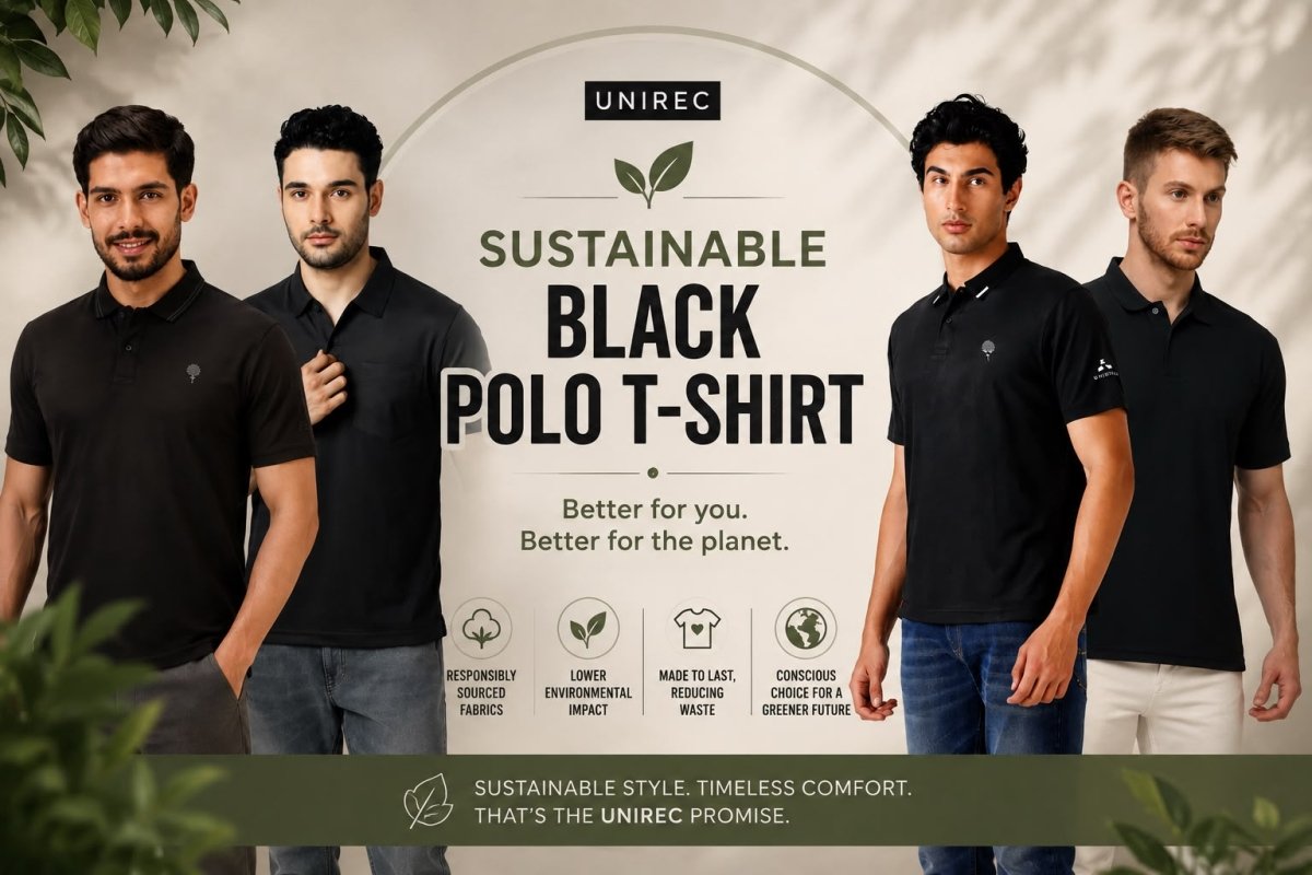 Sustainable Black Polo T-Shirt: Why Your Everyday Essential Should Be Eco-Made