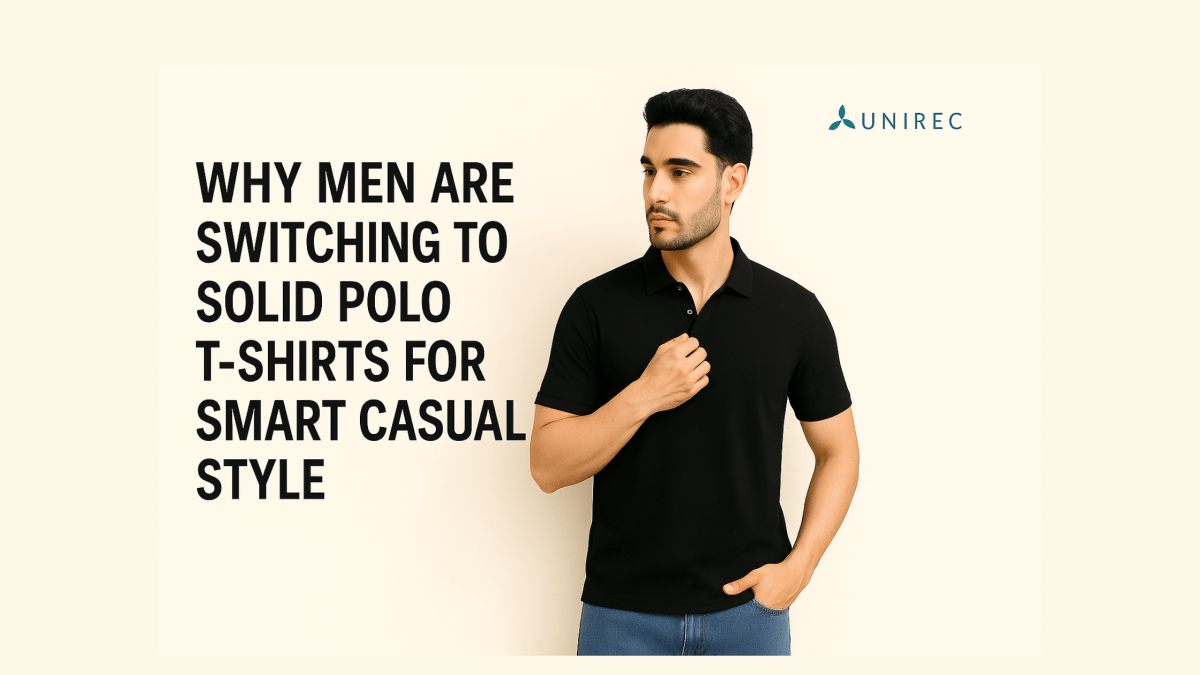 Why men are switching to Solid Polo T-Shirt for smart casual style