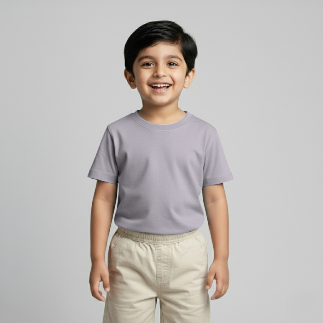 Feather Touch Round Neck T-Shirt