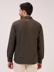 Unirec Olive Shacket for Men