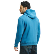 Classic Winter Zip-Up Hoodie for Men in Denim Blue | UNIREC