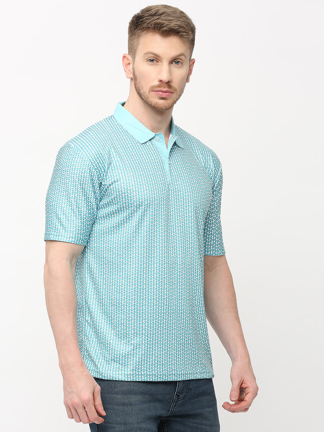 Polo T-shirt (All Over Print) - Green