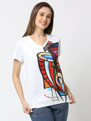 White Women's T-shirt