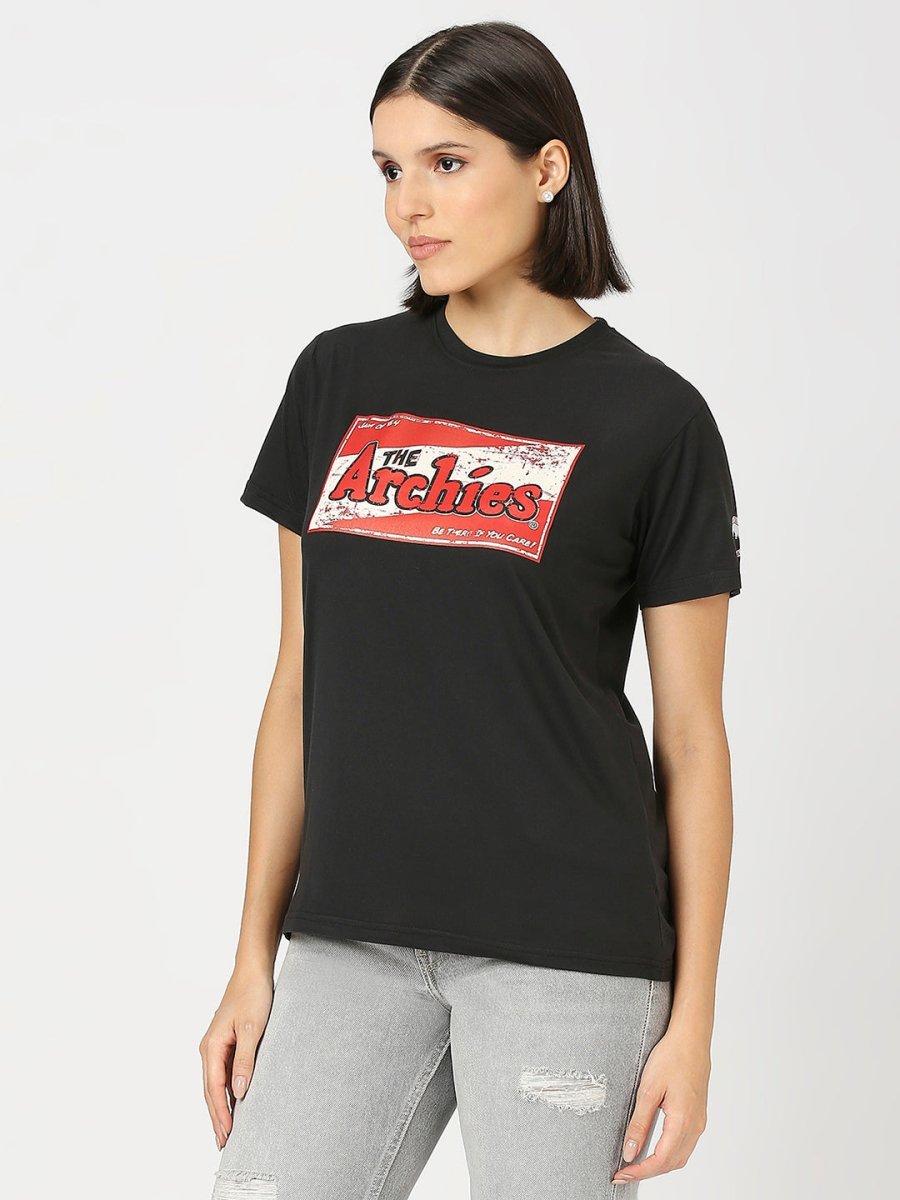 Archies Black T-shirt-Women