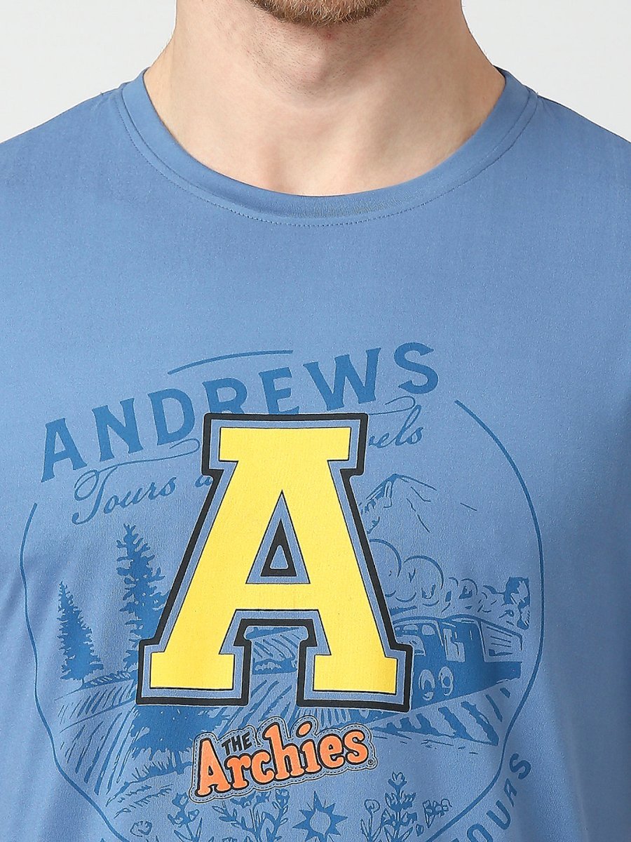 Archies Blue Men T-shirt